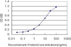 ELISA image for anti-Calcium Responsive Transcription Factor (CARF) (AA 621-719) antibody (ABIN599306) (Calcium Responsive Transcription Factor (CARF) (AA 621-719) antibody)