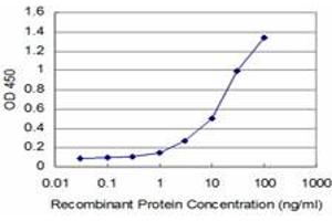 Detection limit for recombinant GST tagged DLL1 is approximately 0. (DLL1 antibody  (AA 18-109))