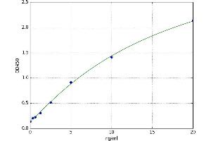 A typical standard curve
