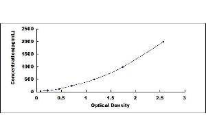 Typical standard curve (Calprotectin ELISA Kit)