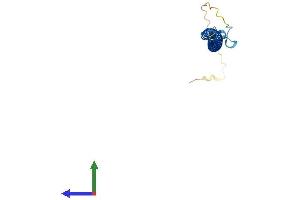 AlphaFold protein structure predicition of Mouse Recombinant Map3k7cl Protein, UniprotID P58500