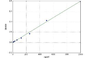 A typical standard curve