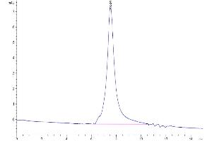 The purity of Mouse MANSC1 is greater than 95 % as determined by SEC-HPLC.