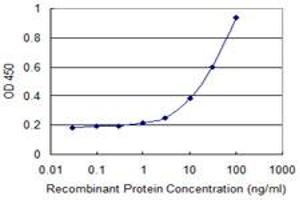 Detection limit for recombinant GST tagged HAPLN4 is 0. (HAPLN4 antibody  (AA 30-134))