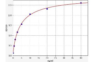 Typical standard curve