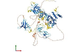 AlphaFold protein structure predicition of Human Recombinant PRKD3 Protein, UniprotID O94806