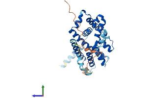 Protein Structure (PS) image for Transmembrane Protein 38A (TMEM38A) (AA 1-298) protein (His tag) (ABIN7557072)