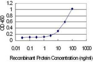 Detection limit for recombinant GST tagged GTSF1L is 1 ng/ml as a capture antibody. (GTSF1L antibody  (AA 1-148))