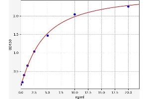 Typical standard curve (Norrie Disease (Pseudoglioma) ELISA Kit)