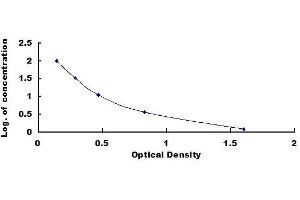 Typical standard curve