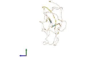 AlphaFold protein structure predicition of Mouse Recombinant Gnas Protein, UniprotID Q6R0H6