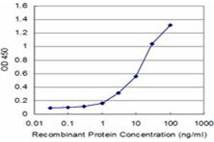 Detection limit for recombinant GST tagged PEX6 is approximately 0. (PEX6 antibody  (AA 881-980))