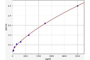 Typical standard curve (HAS3 ELISA Kit)