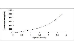 Typical standard curve (Troponin T ELISA Kit)