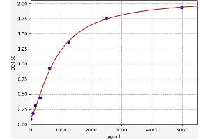 Typical standard curve (Caspase 2 ELISA Kit)