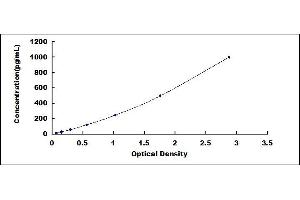 Typical standard curve