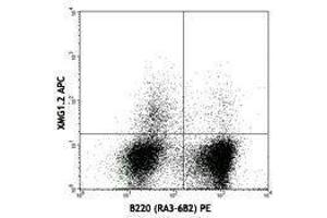 Flow Cytometry (FACS) image for anti-Interferon gamma (IFNG) antibody (APC) (ABIN2658880) (Interferon gamma antibody  (APC))