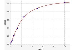 Typical standard curve (B4GALT5 ELISA Kit)