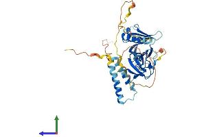 AlphaFold protein structure predicition of Human Recombinant SKAP2 Protein, UniprotID O75563 (SKAP2 Protein (AA 1-359) (His tag))
