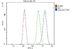 Flow Cytometry analysis of PC-3 cells using anti-Bub1 antibody (ABIN7599401). (CALCOCO2 antibody  (AA 1-446))