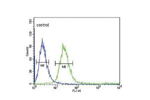 Flow Cytometry (FACS) image for anti-Fc Fragment of IgG, High Affinity Ib, Receptor (CD64) (FCGR1B) (AA 248-276), (C-Term) antibody (ABIN5538868)
