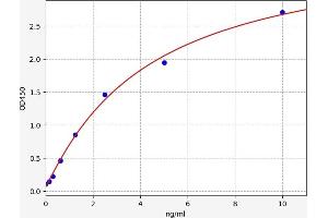 Typical standard curve (PFKL ELISA Kit)