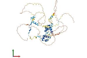 AlphaFold protein structure predicition of Human Recombinant MIER3 Protein, UniprotID Q7Z3K6 (MIER3 Protein (AA 1-550) (His tag))