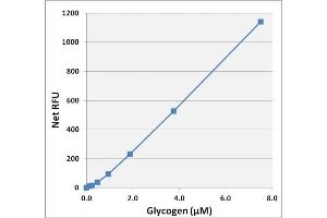 Glycogen Standard Curve (Glycogen Assay Kit (Fluorometric))