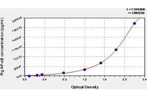 Typical Standard Curve (NFkB ELISA Kit)