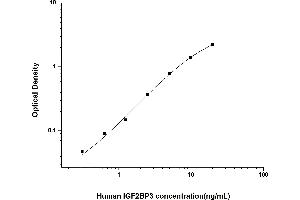 Typical standard curve (IGF2BP3 ELISA Kit)