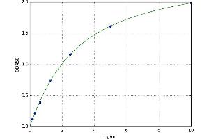 A typical standard curve (SULT2A1 ELISA Kit)