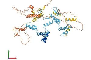 AlphaFold protein structure predicition of Human Recombinant ZNF230 Protein, UniprotID Q9UIE0 (ZNF230 Protein (AA 1-474) (His tag))