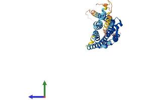 AlphaFold protein structure predicition of Human Recombinant SSTR1 Protein, UniprotID P30872 (SSTR1 Protein (AA 1-391) (His tag))