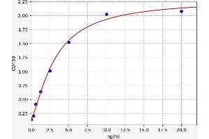 Typical standard curve (C4A ELISA Kit)