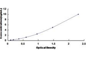 Typical standard curve (SDHD ELISA Kit)