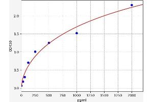 Typical standard curve (SLC19A1 ELISA Kit)