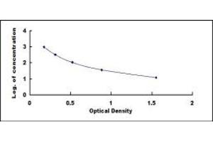 Typical standard curve (Adrenomedullin ELISA Kit)