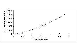 Typical standard curve (IGF2 ELISA Kit)