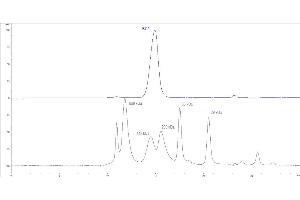 High Pressure Liquid Chromatography (HPLC) image for CD80 (CD80) (AA 35-242) (Active) protein (Fc Tag) (ABIN2180845)