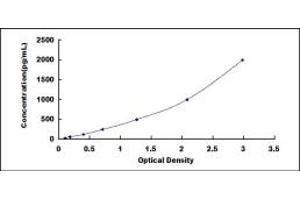 Typical standard curve (TFPI2 ELISA Kit)