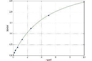 A typical standard curve