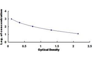 Typical standard curve (Gastrin ELISA Kit)