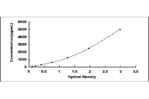 Typical standard curve (PLTP ELISA Kit)