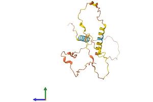 AlphaFold protein structure predicition of Human Recombinant CDRT15 Protein, UniprotID Q96T59 (CDRT15 Protein (AA 1-188) (His tag))
