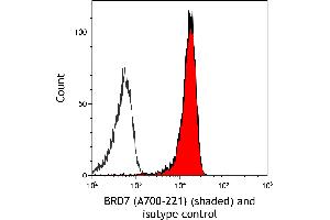 Flow Cytometry (FACS) image for anti-Bromodomain Containing 7 (BRD7) (AA 601-651) antibody (ABIN7453996) (Recombinant BRD7 antibody  (AA 601-651))
