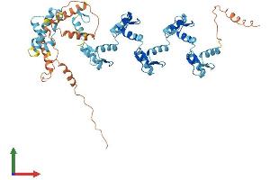 Protein Structure (PS) image for Zinc Finger Protein 100 (ZNF100) (AA 1-542) protein (His tag) (ABIN7545301)