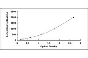 Typical standard curve (PTX3 ELISA Kit)