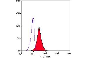 Staining of human peripheral blood granulocytes with MOUSE ANTI HUMAN CD10 (ABIN119108). (MME antibody)