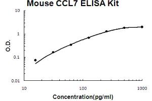 Mouse CCL7/MCP3 Accusignal ELISA Kit Mouse CCL7/MCP3 AccuSignal ELISA Kit standard curve. (CCL7 ELISA Kit)