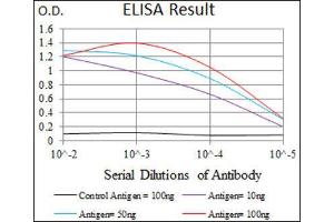 ELISA image for anti-Kruppel-Like Factor 1 (erythroid) (KLF1) (AA 208-362) antibody (ABIN1845960) (KLF1 antibody  (AA 208-362))